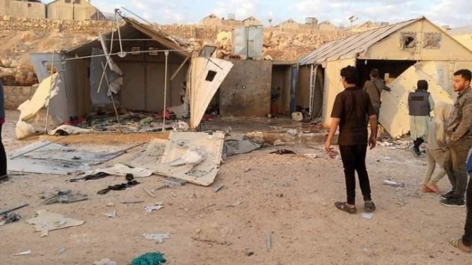 Suriye’de Mülteci Kampına Saldırı: 6 Ölü, 17 Yaralı