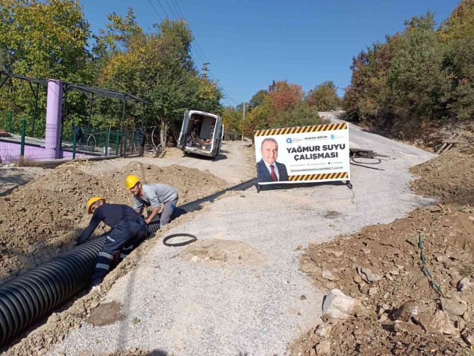 Asat’tan İ̇bradı’da Yağmur Suyu Çalışması