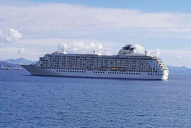 Datça’ya İlk Kez Kruvaziyer Gemisi Geldi