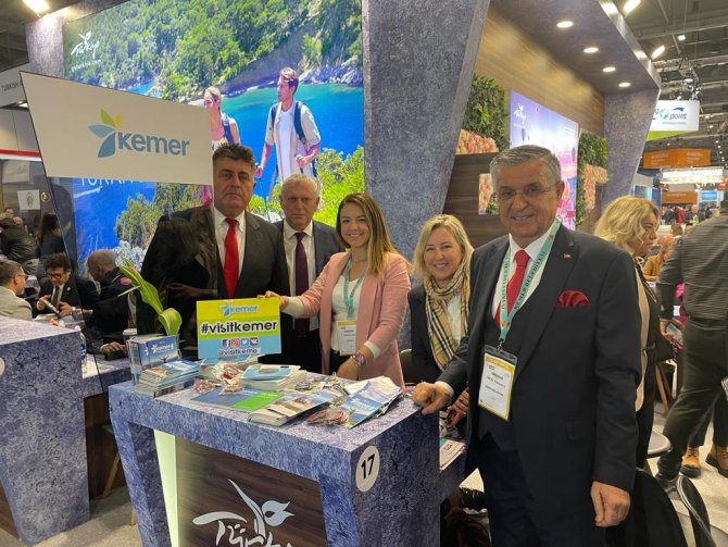 World Travel Market Londra Fuarı’nda Kemer Standına Büyük İlgi