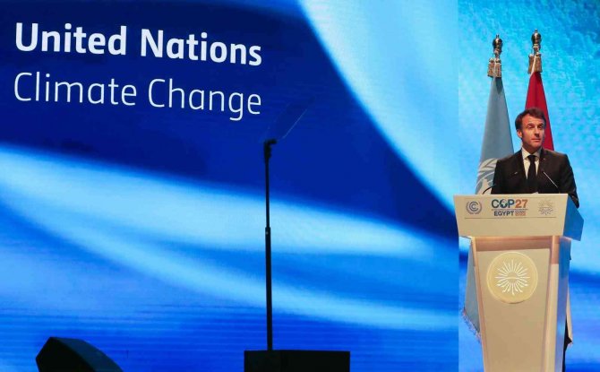 Macron, Dünya Liderlerini Çevre Ve Savaş Gibi Konularda "Bölünmekten" Kaçınmaya Çağırdı