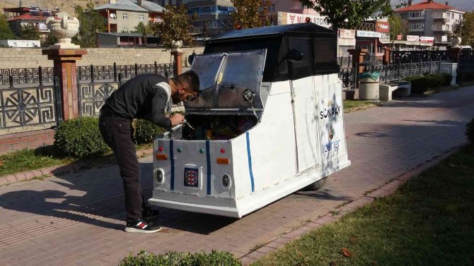 Şehit Kardeşi, Geri Dönüşüm Malzemeleriyle Elektrikli Araç Üretti