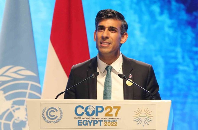 İ̇ngiltere Başbakanı Sunak: "Ukrayna’daki Çirkin Savaş Ve Dünya Genelinde Artan Enerji Fiyatları, İklim Değişikliği Konusunda Yavaş İlerlemek İçin Bir Neden Değil”