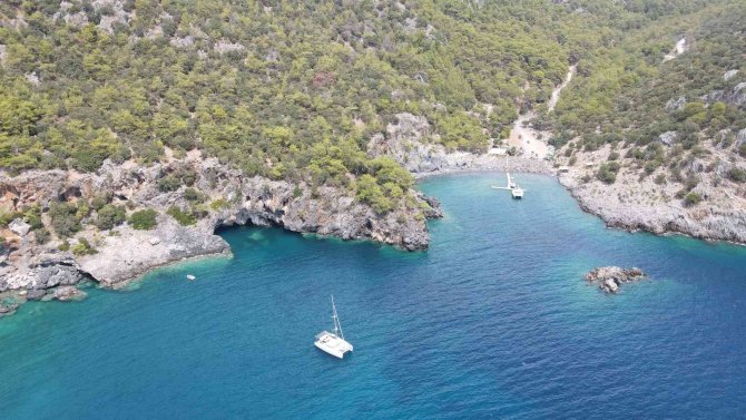 Ege Ve Akdeniz’in Buluştuğu Ortaca Koyları Görenleri Mest Ediyor