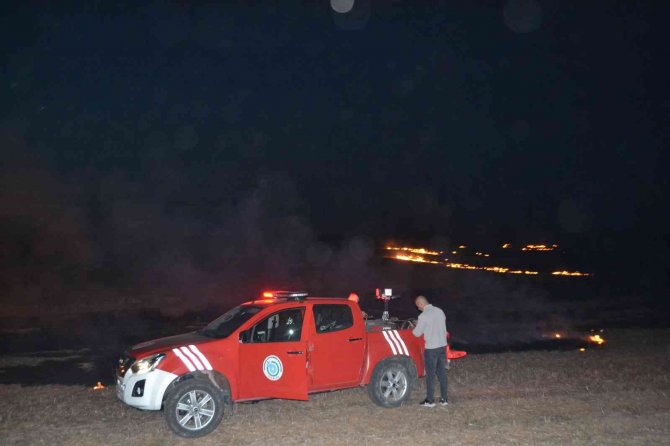 Tekirdağ’da 700 Dönüm Anız Alev Alev Yandı