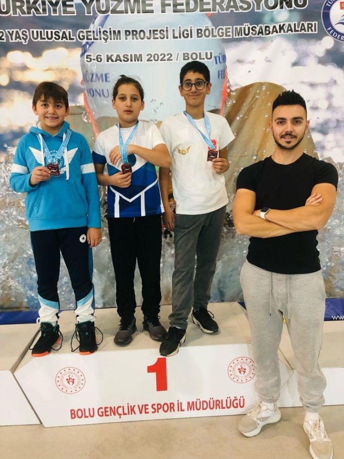 Yenimahalle’nin Minik Kulaçları Bolu’da Şov Yaptı