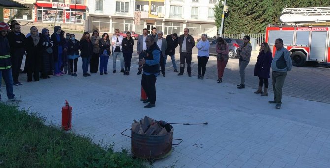 Hastane Personeline Yangın Eğitimi