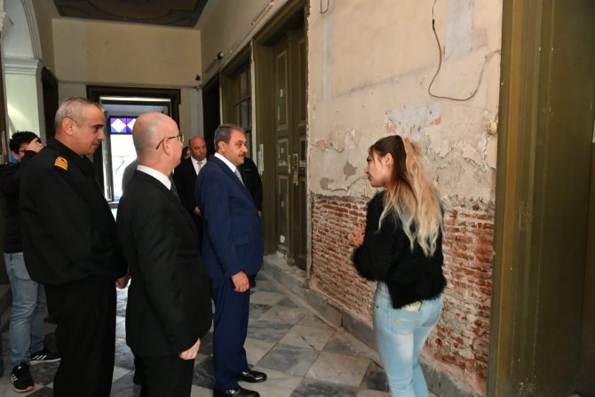 Vali Şıldak Ayvalık’ta İncelemelerde Bulundu