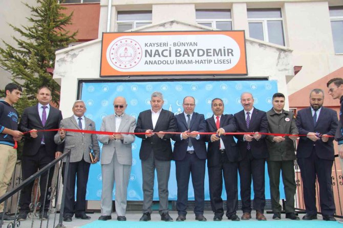Bünyan Naci Baydemir A.i̇.h.l’de Toplu Açılış Töreni Gerçekleştirildi
