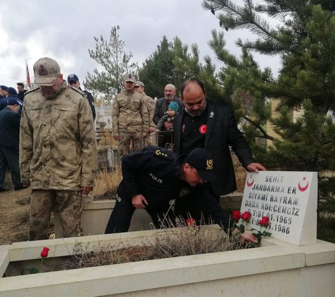 Jandarma Er Bayram Şehadetinin 36. Sene-i Devriyesinde Anıldı