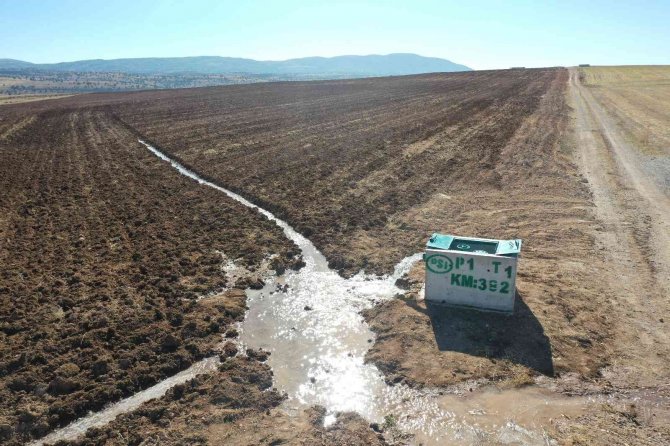 Karaman’da Taşkale Gölet’inden 4 Bin Dekar Arazi Sulanacak