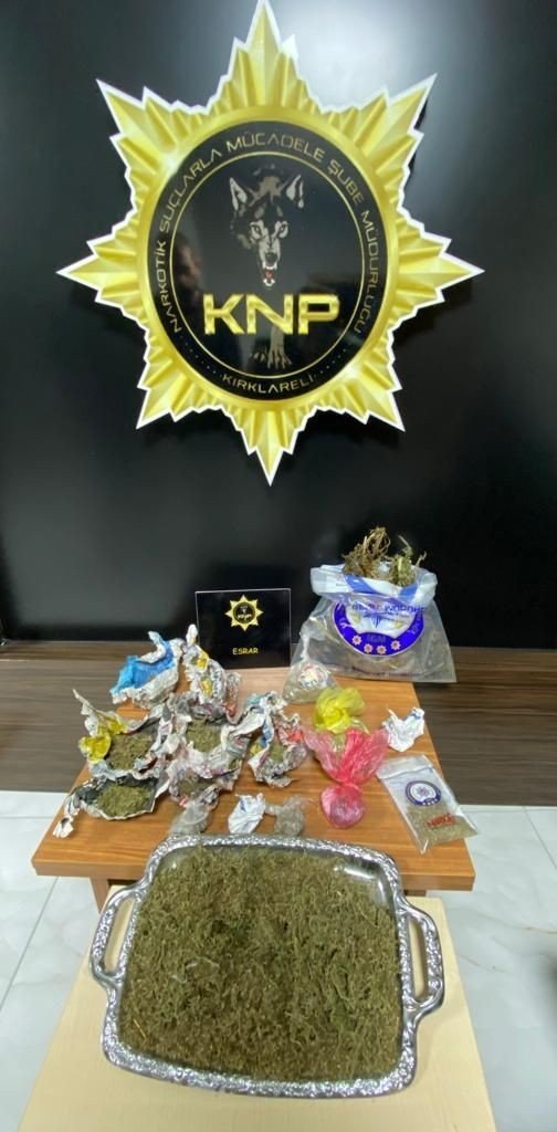 Kırklareli’nde Bir Evde 1 Kilo 91 Gram Esrar Ele Geçirildi