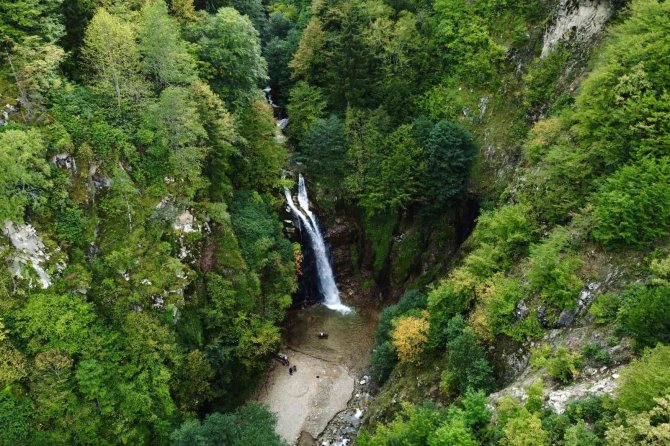 Gümüşhane’nin Sonbahar Güzellikleri Havadan Görüntülendi