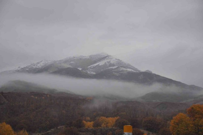 Tunceli’nin Yüksek Kesimlerine Kar Yağdı