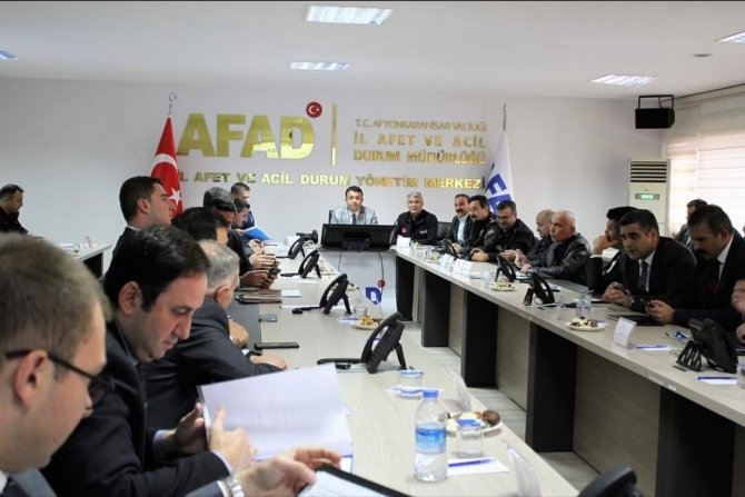 İ̇l Afet Ve Acil Koordinasyon Kurulu Toplandı
