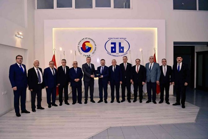 Aydın Ticaret Borsası Aydın Valisi Aksoy’u Ağırladı