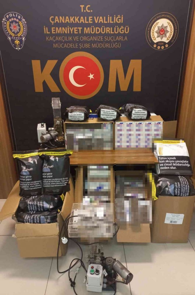 Çanakkale’de Kaçak Sigara Satanlara Darbe