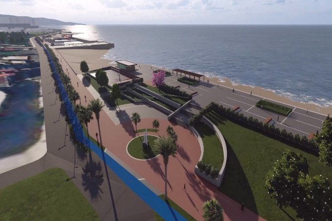 Akçaabat Sahili Göz Kamaştıracak