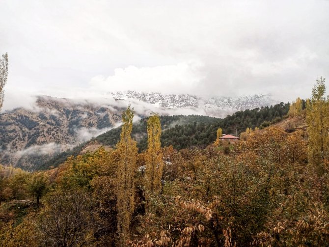 Berit Dağı’na Sezonun İlk Karı Yağdı