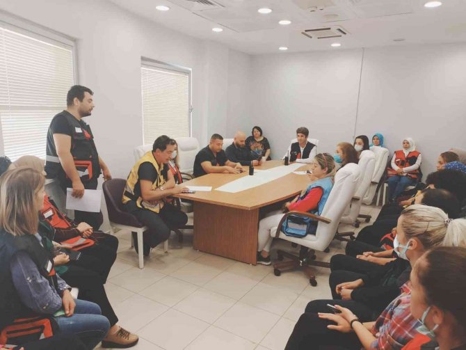 Köyceğiz Devlet Hastanesi’nde Masabaşı Tatbikatı Yapıldı