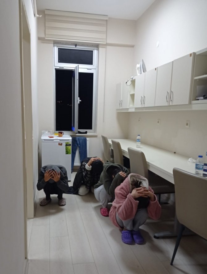 Çorum’da Kyk Yurtlarında Deprem Tatbikatı Yapıldı