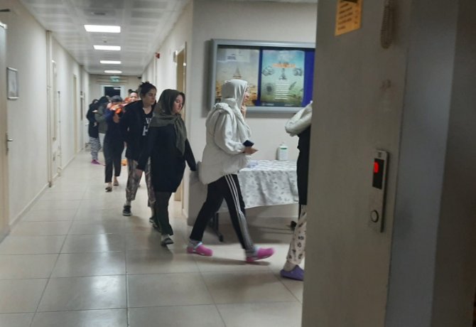 Çorum’da Kyk Yurtlarında Deprem Tatbikatı Yapıldı