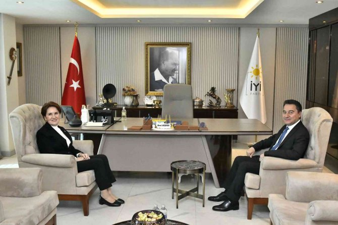 Deva Partisi Lideri Babacan’dan İ̇yi̇ Parti Lideri Akşener’e Ziyaret