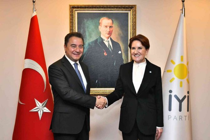 Deva Partisi Lideri Babacan’dan İ̇yi̇ Parti Lideri Akşener’e Ziyaret