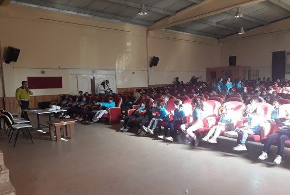 Didim’de Öğrencilere Trafik Eğitimi Verildi