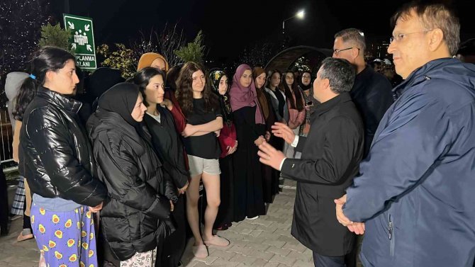 Düzce’de Yurtlarda Deprem Tatbikatı Yapıldı