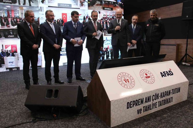Bakan Soylu: “Ayın 12’sinde, Düzce Depreminin Yıl Dönümünde Saat 18.57’de Deprem Ve Ülke Tatbikatı Gerçekleştireceğiz”