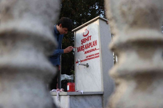Şehit Safitürk’ün Mezarı Liseli Öğrenciler Tarafından Düzenlendi