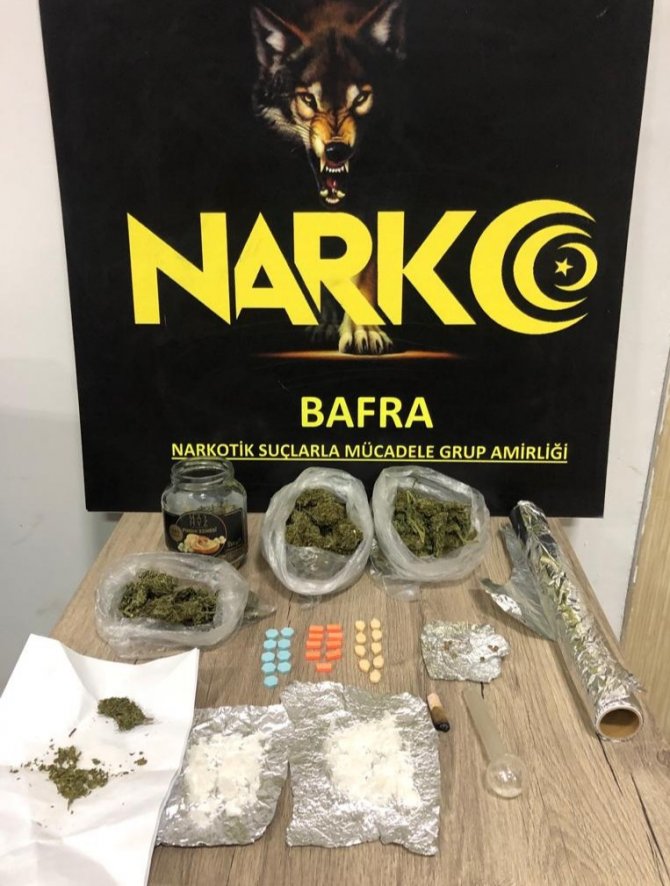 Bafra’da Uyuşturucu Madde Ele Geçirildi: 1 Gözaltı