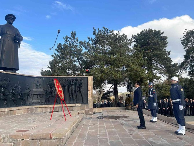 Erzurum’da 10 Kasım Atatürk’ü Anma Töreni