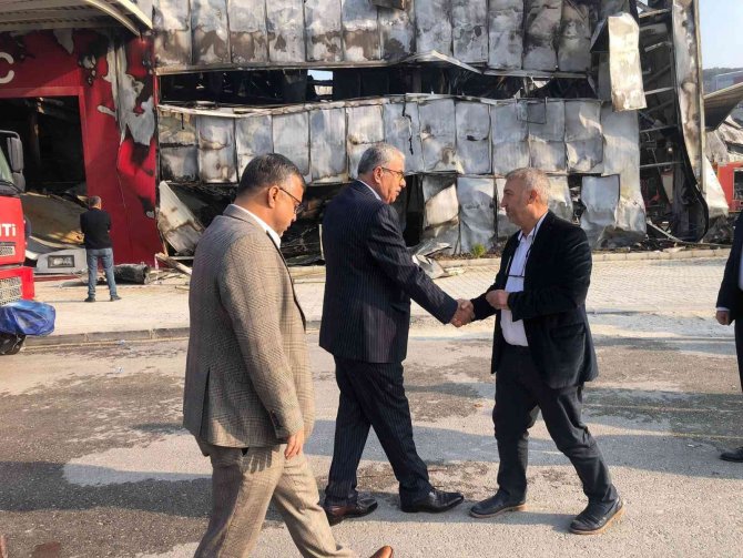 Başkan Yılmaz: "Yangının İzini Sileceğiz"