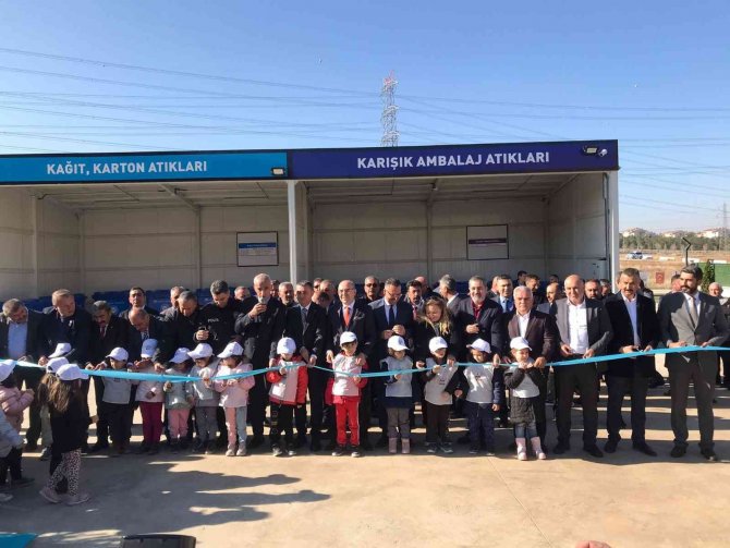 Gölbaşı’nda Atık Getirme Merkezi Faaliyete Geçti