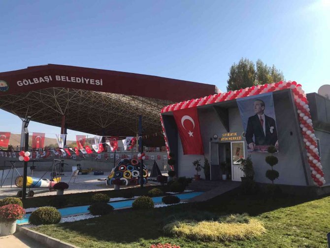 Gölbaşı’nda Atık Getirme Merkezi Faaliyete Geçti