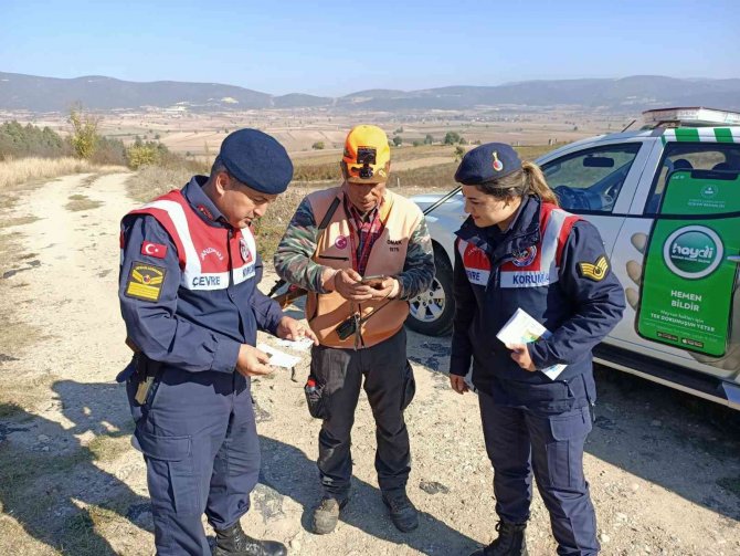 Bilecik’te Jandarmadan Avcılara Denetim
