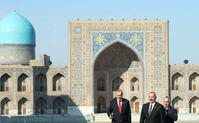 Cumhurbaşkanı Erdoğan, Semerkant’ta Ağaç Dikme Törenine Katıldı