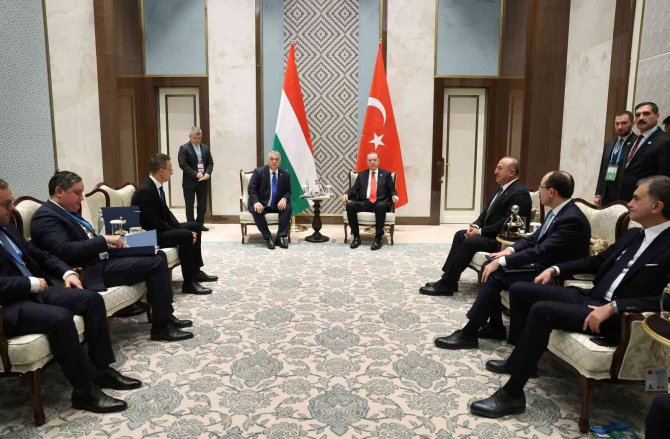 Cumhurbaşkanı Erdoğan, Macaristan Başbakanı Orban’ı Kabul Etti