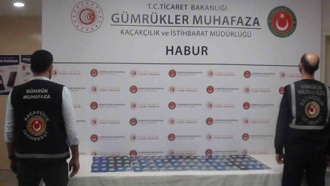 Habur Sınır Kapısı’nda 594 Adet Kaçak Cep Telefonu Ele Geçirildi
