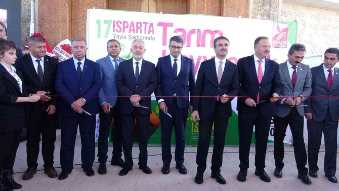 Isparta’da Göller Bölgesi Yayla Şartlarında Tarım Ve Hayvancılık Fuarı Açıldı