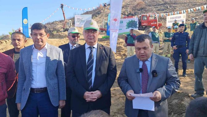 Nazilli’de 3 Bin Fidan Toprakla Buluştu