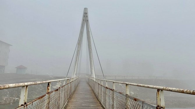 Ağrı’da Yoğun Sis Etkili Oldu