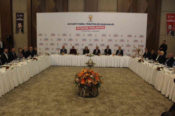 Ak Partili Belediye Başkanları İ̇stişare Toplantısı Gaziantep’te Yapıldı