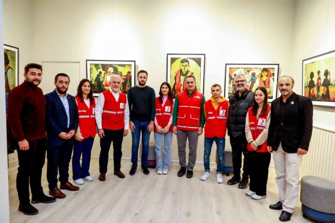 “Hilal-i̇ Ahmer”den Bugüne; Gönüllülük Kavramı “Kırmızı Yelek” Sergisi İle Tuvale Yansıyor