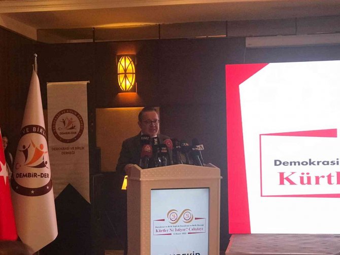 Dembi̇r-der Genel Başkanı Metiner: “(Pkk) Kürtlerle İlgili Konuları Açık Yüreklilikle Konuşmamızın Önünde Engel Oluşturuyor”