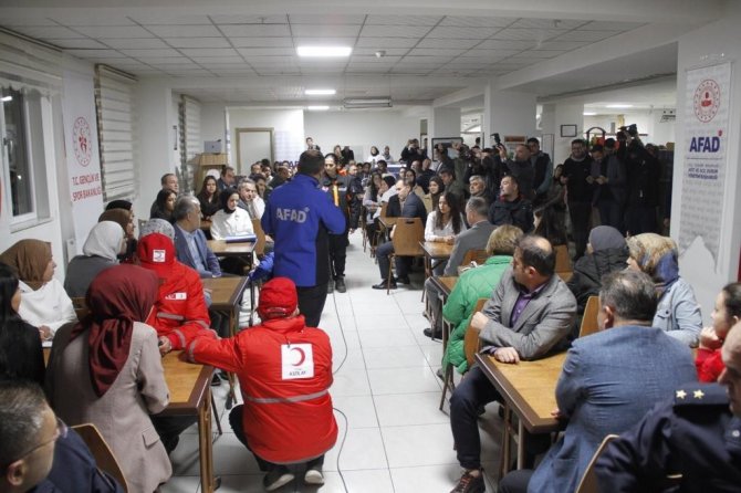 Konya’da ’’Çök-kapan-tutun” Tatbikatı Gerçekleştirildi