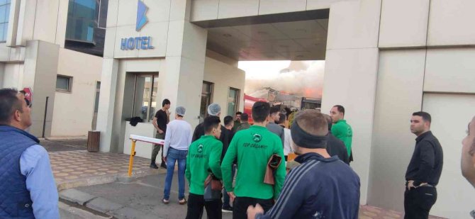 Erbil’de Otel Yangını