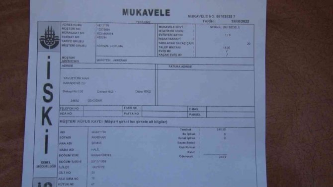 Üsküdar’da ‘Yaşıyorum’ Tepkisi: İ̇ski̇ ‘Öldün’ Dedi, Suyunu Kesti